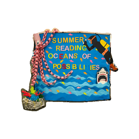 wataugalibrarytx giphygifmaker ocean wpl libraries Sticker