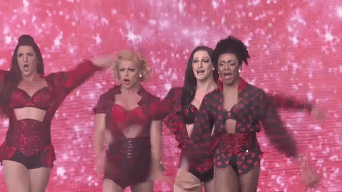 hands up dancing GIF by Official London Theatre