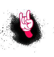 Cartoon Hand Sticker by Rudo Refrescos