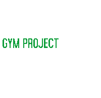 Gymproject logo gym project expectmore Sticker