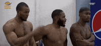 BigBrotherNaija sexy flex beard muscles GIF