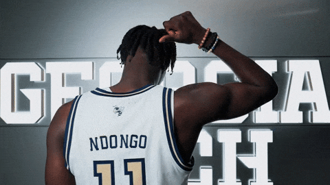 Georgia Tech Basketball GIF by Georgia Tech Yellow Jackets