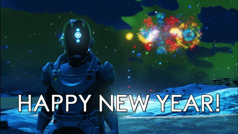SilentMP4 giphyupload happy new year fireworks hny GIF