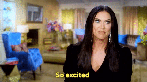 So Excited Real House Wives GIF by LeeAnne Locken