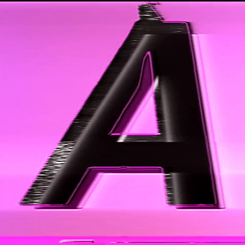 Glitch Alphabet GIF by #BASILIO