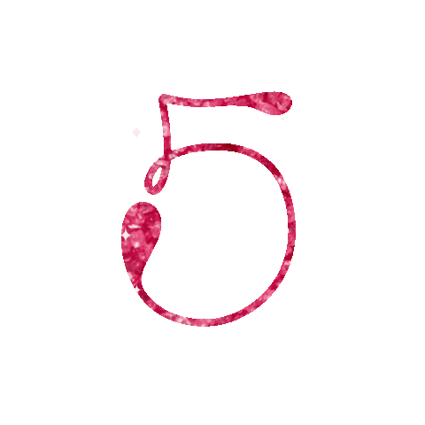 ale_stuff giphyupload 5 numbers five Sticker