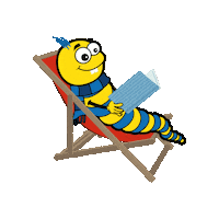 Bookworm Sticker by Hintertuxerhof