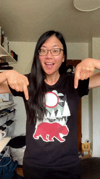 deskplantcreatives click here point down pointing down joanne homestead GIF