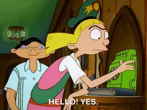 hey arnold nicksplat GIF
