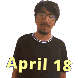 18Th April Sticker