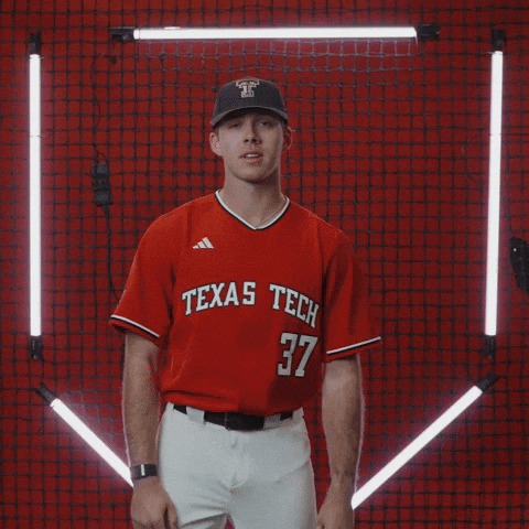 Carson Baugh GIF by Texas Tech Baseball