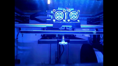 robot laser GIF