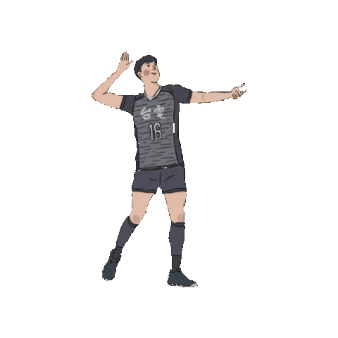chengchengzz giphygifmaker 排球 台電 台電男排 Sticker