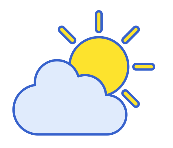 Sun Cloud Sticker by Heide-Motorsport