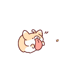 DangoPanda bounce lick headbutt porgs Sticker