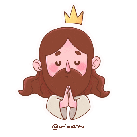 Maiilustra giphyupload jesus animaceu Sticker