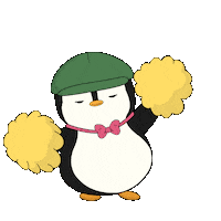 Way To Go Cheers Sticker by Pudgy Penguins