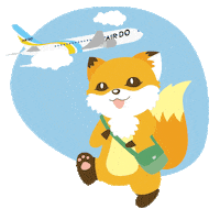 hotelmetropolitankawasaki fox kitsune hokkaido 北海道 Sticker