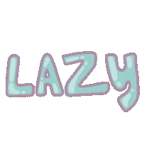 Bored Feeling Lazy Sticker