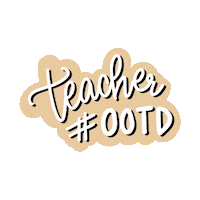 mrscallscampers school teacher teaching teach Sticker