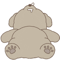 Sleepy Dog Sticker