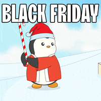 Black Friday Shopping GIF by Pudgy Penguins