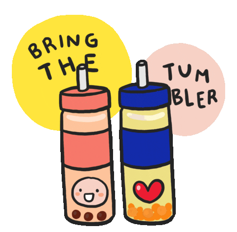 Grab Boba Sticker by Fat Bubble Group