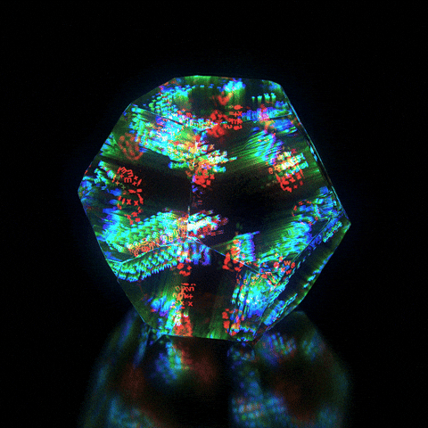 1mposter art animation loop 3d GIF