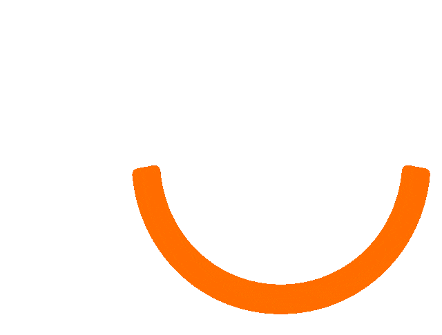 Orange Smile Sticker by bubly