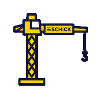 Kran Sticker by Wir bauen