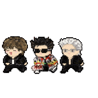Bang Bang Bang Pixel Sticker