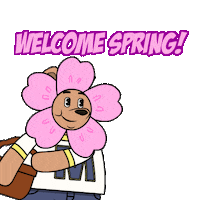 Flowers Blooming Sticker by Meme World of Max Bear