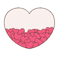 Esamore love happy heart logo Sticker