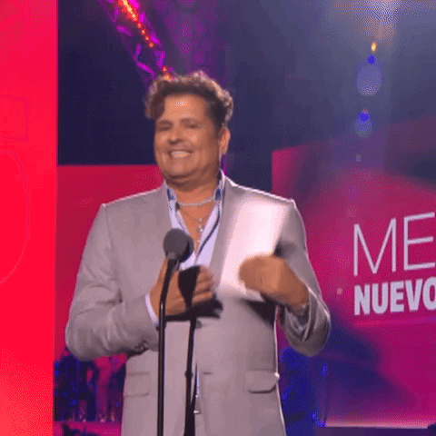 Excited Carlos Vives GIF by Latin GRAMMYs