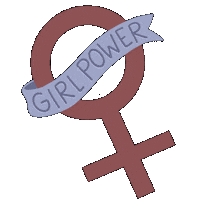 Strong Woman Girl Power Sticker