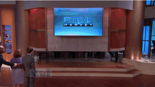 happy birthday surprise GIF by Steve Harvey TV