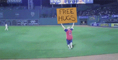 tackle free hugs GIF by Cheezburger