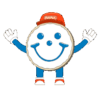 Smiley Cookie Jumping Sticker by Eat'n Park