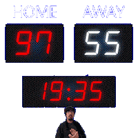 55 Away Sticker