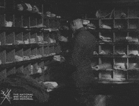 NationalWWIMuseum black and white military footage soldiers GIF