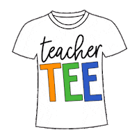Teacher Tshirt Sticker by mswonderlymakesmusic