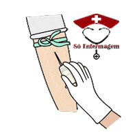 soenfermagem nurse nursing enfermagem puncao Sticker