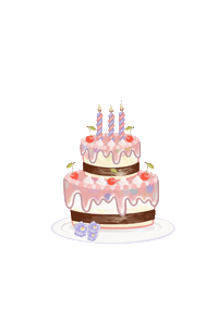 Celebrate Happy Birthday Sticker