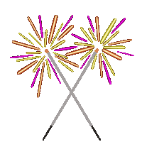 Celebration Glow Sticker