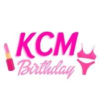 KristinaMcinnis pink birthday barbie kcm Sticker