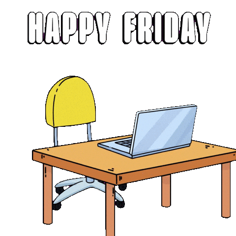 Its Friday Sticker by Kabu