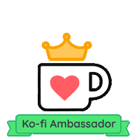 Ko-Fi-Ambassador Sticker by Ko-fi
