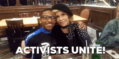 OneMillionOfUs jane fonda fridays for future fire drill fridays onemillionofus GIF