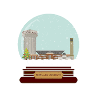Christmas Tree Sticker by Texas A&M University