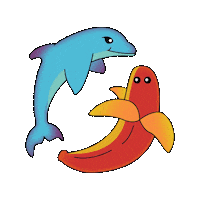miamifruit miami banana fruits froot Sticker